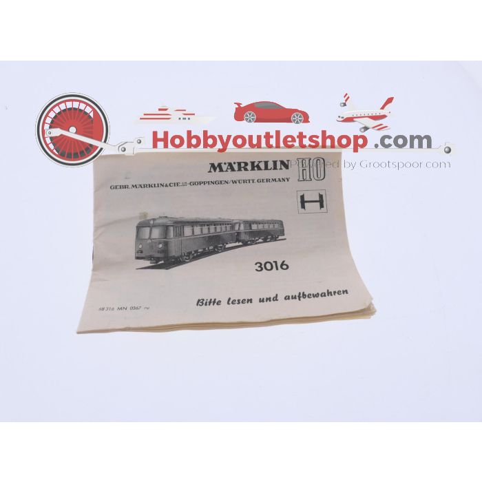 Schaal H0 Märklin 3016.4 Railbus BR VT 95 / 795 van de DB #9416 - sku: 20260603030608 - Used - Good condition - Photo 10