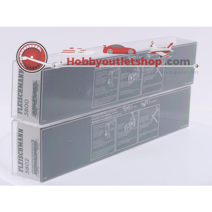 Schaal H0 Fleischmann NEW OLD STOCK COMPLETE SET 4800, 5800, 5801, 5802 en 5803 stoomlocomotief P8 met personenrijtuigen van de KPEV. New old stock #9433 - sku: 20260611012822 - Nieuw - Afbeelding 5