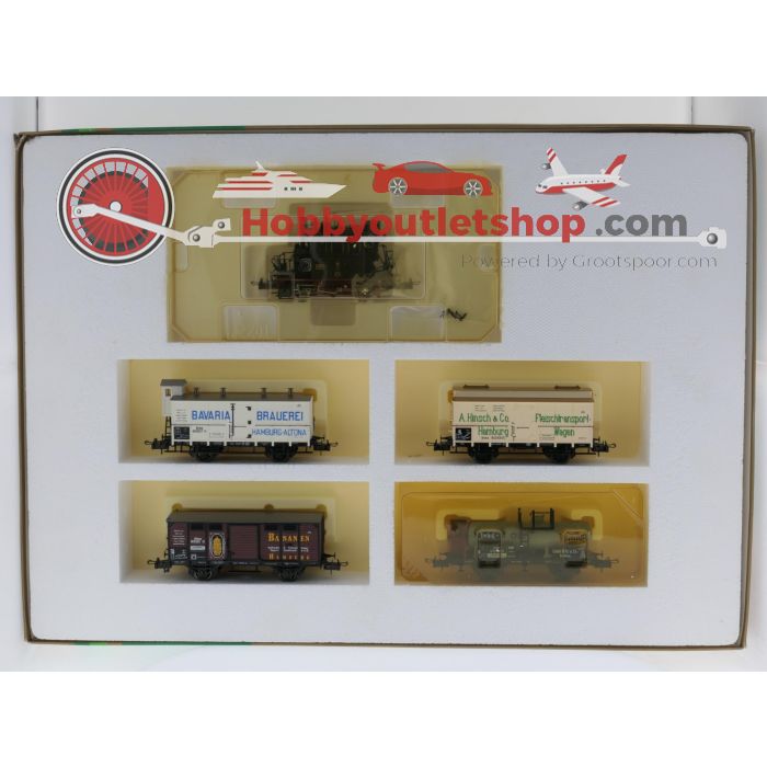Schaal H0 Trix 21218 treinset met tenderlocomotief T2 van de K.P.E.V. #9462 - sku: 20260618023528 - Gebruikt - Nieuwstaat - Afbeelding 2