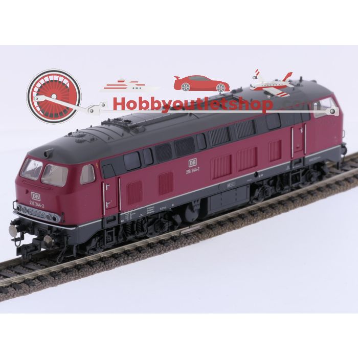 Schaal H0 Fleischmann BR 218 uit startset 631681 van de DB. Digitaal #9486 - sku: 20260619052142 - Gebruikt - Zeer goede staat - Afbeelding 3