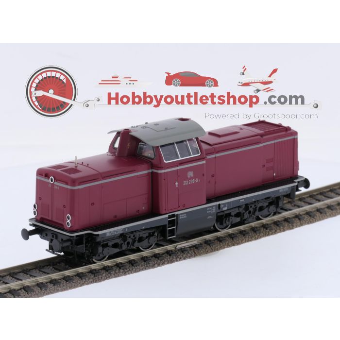 Schaal H0 Roco 51268 diesellocomotief BR 212 van de DB. Digitaal #9487 - sku: 20260630011930 - Gebruikt - Zeer goede staat - Afbeelding 3