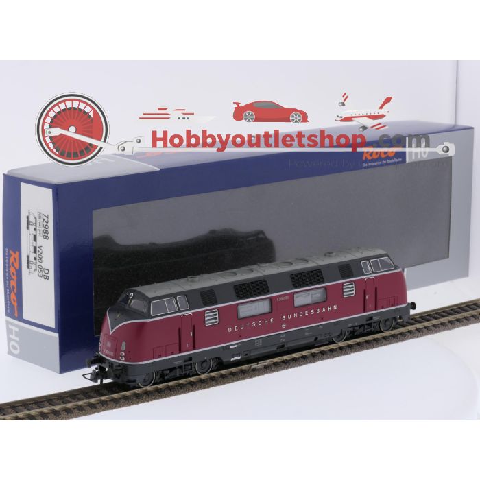 Schaal H0 Roco 72988 diesellocomotief BR V 200 van de DB #9497 - sku: 20260702115300 - Gebruikt - Zo goed als nieuw - Afbeelding 5
