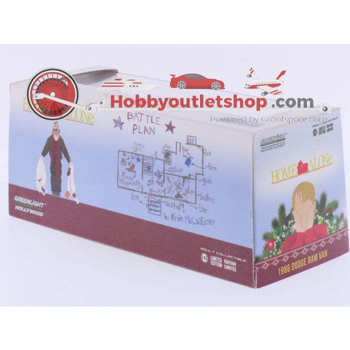 Schaal 1:43 Greenlight 86560 1986 Dodge Ram Van Oh-Kay plumbing & Heating 'Home alone' #9625 - sku: 20260708102238 - Nieuw - Afbeelding 7