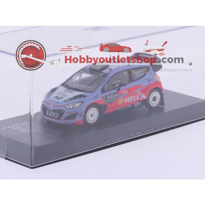 Schaal 1:43 IXO 2 rally wagens Hyundai i20 met servicewagen. Nieuw #9629 - sku: 20260708115619 - Nieuw - Afbeelding 6