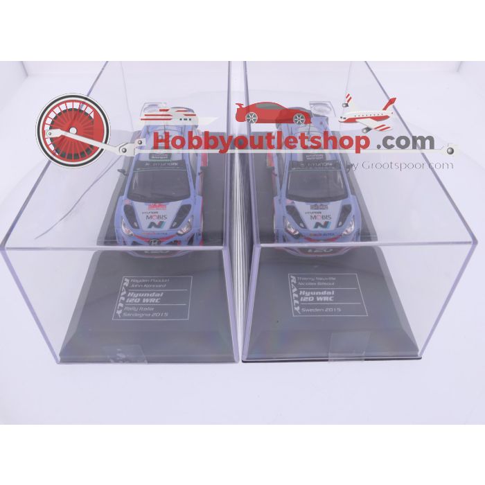 Schaal 1:43 IXO 2 rally wagens Hyundai i20 met servicewagen. Nieuw #9629 - sku: 20260708115619 - Nieuw - Afbeelding 10