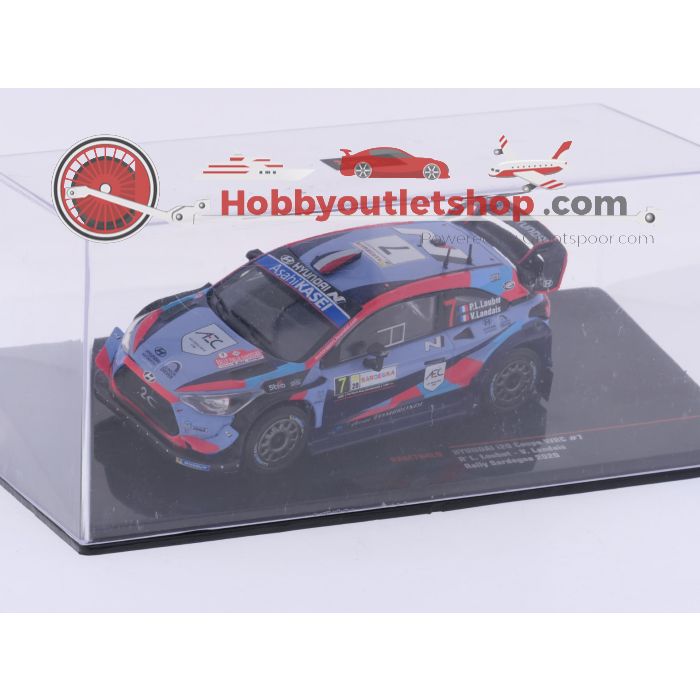 Schaal 1:43 IXO Models set van 4 Hyundai i20 coupe WRC no. 5 t/m no. 8 #9632 - sku: 20260708022522 - Gebruikt - Zeer goede staat - Afbeelding 6