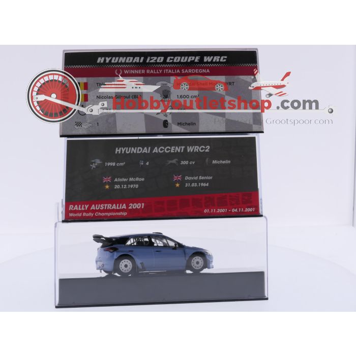 Schaal 1:43 IXO Models set van 3 Hyundai 2x i20 en 1 Accent #9633 - sku: 20260708032942 - Gebruikt - Zeer goede staat - Afbeelding 9