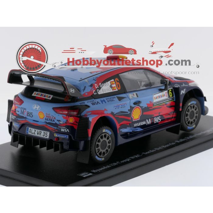 Schaal 1:24 3 Hyundai i20 WRC Sordo-Del Barrio Rally de Italia 2018 / Partugal 2019 #9635 - sku: 20260708045102 - Gebruikt - Zeer goede staat - Afbeelding 4