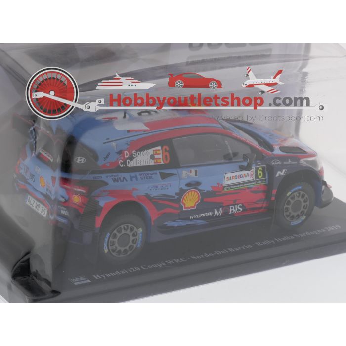 Schaal 1:24 3 Hyundai i20 WRC Sordo-Del Barrio Rally de Italia 2018 / Partugal 2019 #9635 - sku: 20260708045102 - Gebruikt - Zeer goede staat - Afbeelding 6