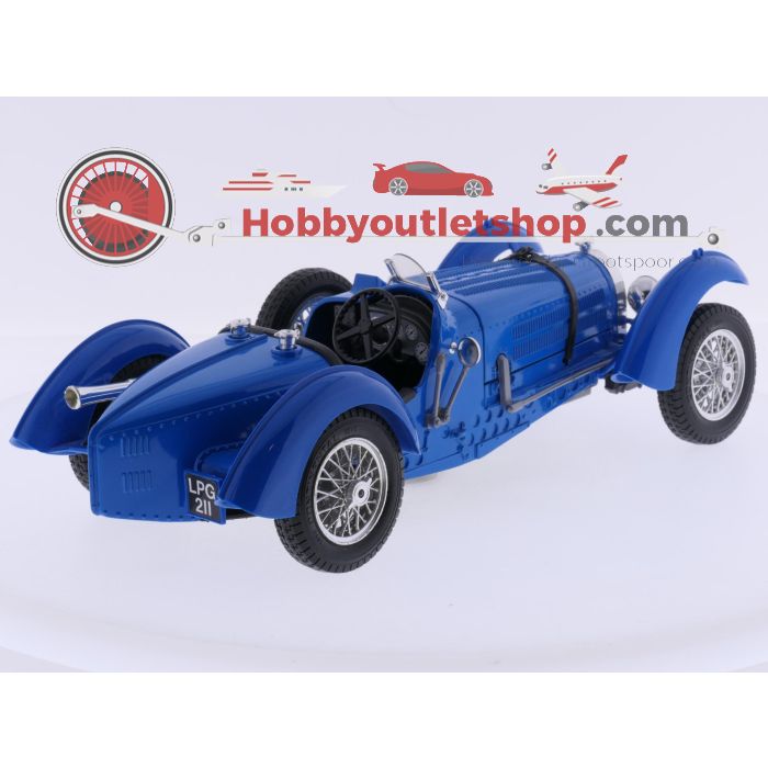 Schaal 1:18 Bburago 3005 Bugatti Type 59 (1934) #9636 - sku: 20260709090533 - Gebruikt - Zeer goede staat - Afbeelding 3