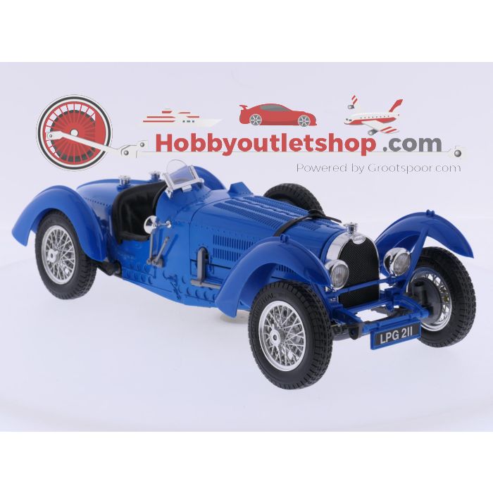 Schaal 1:18 Bburago 3005 Bugatti Type 59 (1934) #9636 - sku: 20260709090533 - Gebruikt - Zeer goede staat - Afbeelding 4