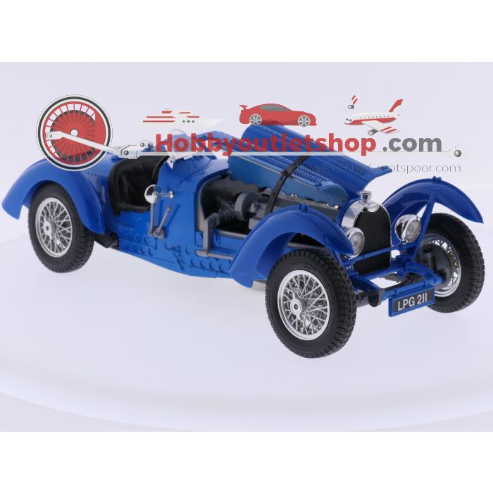 Schaal 1:18 Bburago 3005 Bugatti Type 59 (1934) #9636 - sku: 20260709090533 - Gebruikt - Zeer goede staat - Afbeelding 6