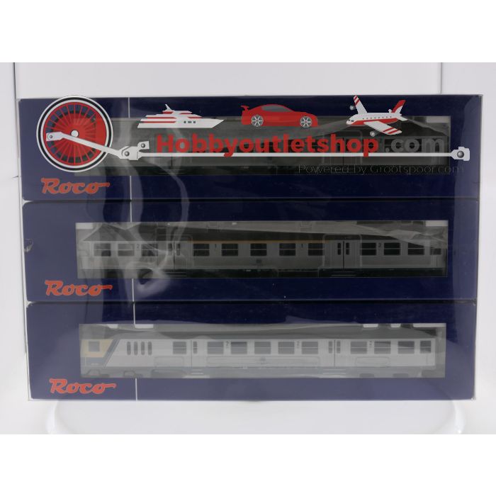 Schaal H0 Roco 45927 set Nahverkehrszug „Silberlinge“ 3-delig van de DB #9666 - sku: 20260714111856 - Neu - Bild 2