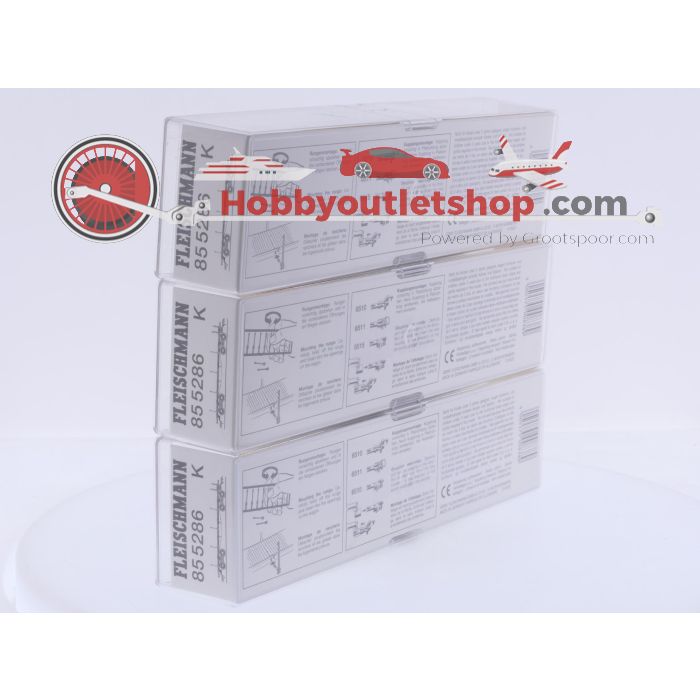 Schaal H0 Fleischmann 85 5286 K vierassige zwaartransportwagen SSyms 46 met Oberleitungsbus (trolleybus) van de DB #9670 - sku: 20260714025921 - Nieuw - Afbeelding 2