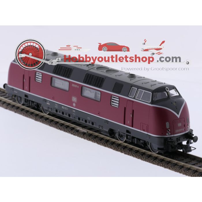 Schaal H0 Roco diesellocomotief BR 220 uit startset 51290 van de DB. Digitaal #9671 - sku: 20260714041241 - Gebruikt - Zeer goede staat - Afbeelding 2