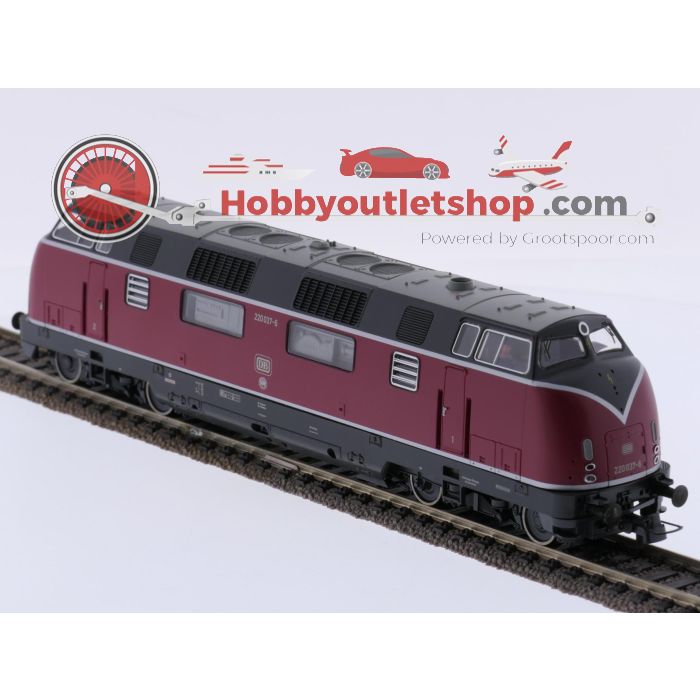 Schaal H0 Roco diesellocomotief BR 220 uit startset 51290 van de DB. Digitaal #9671 - sku: 20260714041241 - Gebruikt - Zeer goede staat - Afbeelding 4