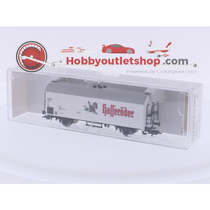 Schaal H0 Fleischmann 5326 K met Roco 46033 gesloten goederen wagens "bier Harz en Wernigerode" van de DB #9675 - sku: 20260715024441 - Gebruikt - Zeer goede staat - Afbeelding 4