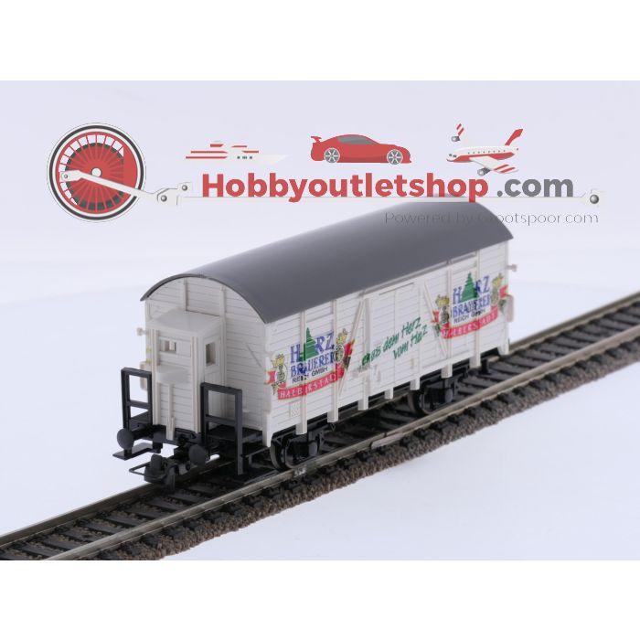 Schaal H0 Fleischmann 5326 K met Roco 46033 gesloten goederen wagens "bier Harz en Wernigerode" van de DB #9675 - sku: 20260715024441 - Gebruikt - Zeer goede staat - Afbeelding 9
