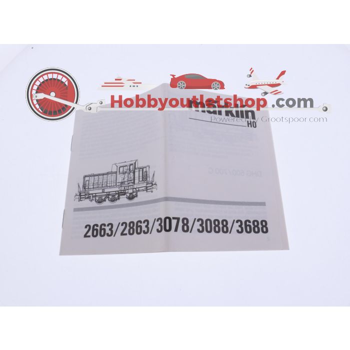 Schaal H0 Märklin 3088 diesellocomotief DHG 700 C van Henschel #9687 - sku: 20260716015703 - Used - Good condition - Photo 8