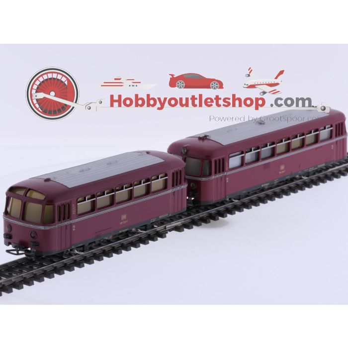 Schaal H0 Märklin 3016 en 4018 diesel treinstel BE 795 met bijwagen VT995 van de DB #9690 - sku: 20260716031244 - Gebraucht - Sehr guter Zustand - Bild 2
