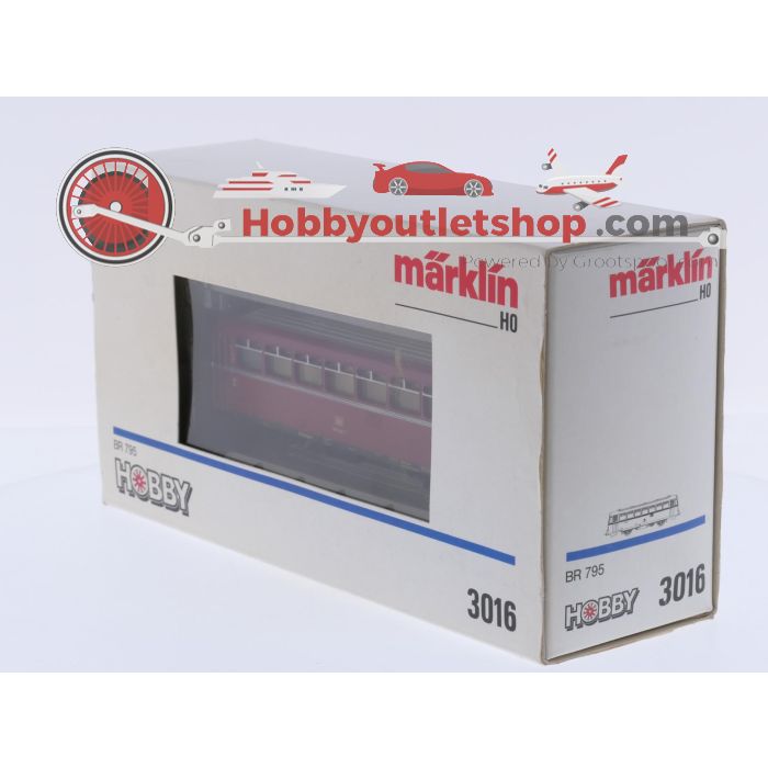 Schaal H0 Märklin 3016 en 4018 diesel treinstel BE 795 met bijwagen VT995 van de DB #9690 - sku: 20260716031244 - Gebraucht - Sehr guter Zustand - Bild 16