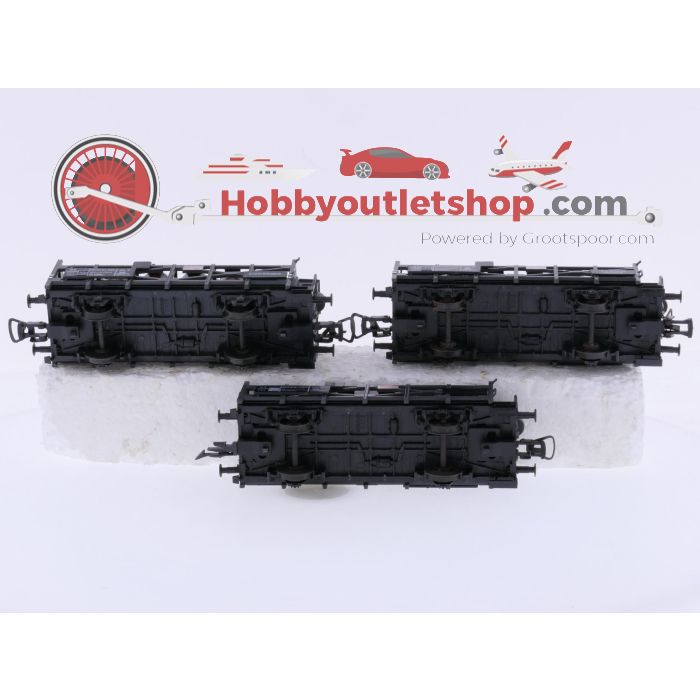 Schaal H0 Piko 5/6454/0909, 5/6454/0919 en 6454/0929 set van 3 zuurflessenwagons 'Staatsmijnen' van de NS #9696 - sku: 20260717043759 - Gebruikt - Goede staat - Afbeelding 9
