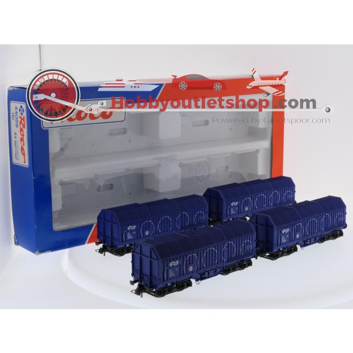 Schaal H0 Roco 44059 set van 4 Coilwagens van de NS #9700 - sku: 20260722122244 - Used - New condition - Photo 2