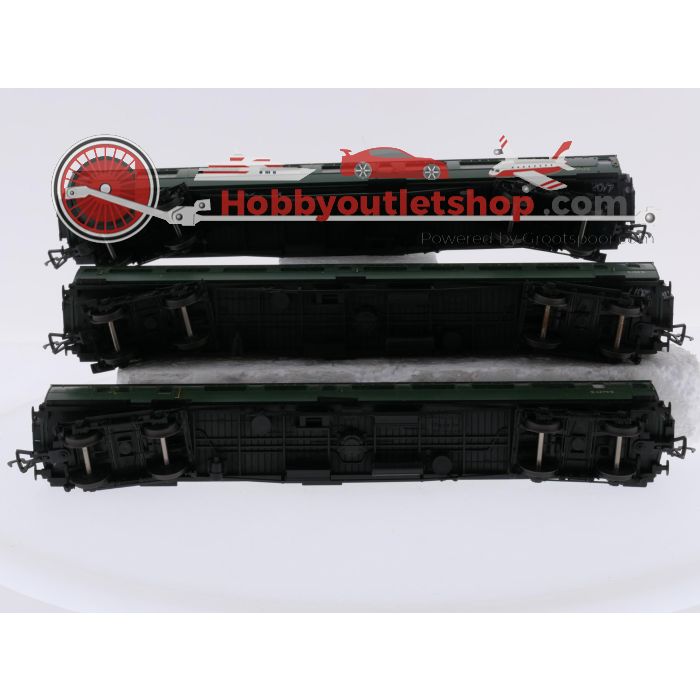 Schaal H0 Fleischmann 5146, 5147 en 5148 personenrijtuigenset 3-delig van BR #9713 - sku: 20260724020719 - Gebruikt - Goede staat - Afbeelding 9