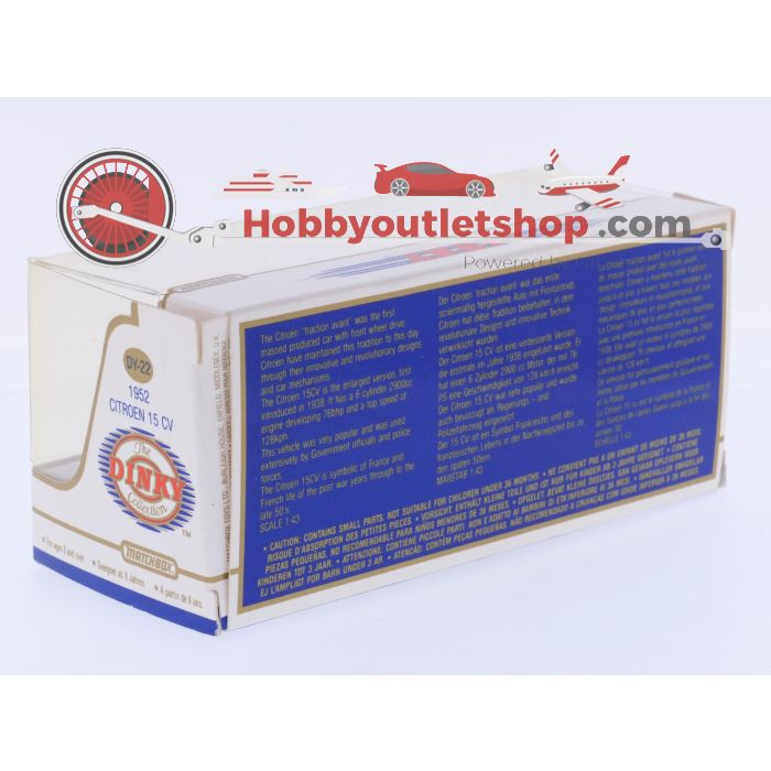 Schaal 1:43 Matchbox NEW OLD STOCK DY-14, DY-14B en DY-22 (2x) set van 4 Franse voertuigen #9723 - sku: 20260729042701 - Nieuw - Afbeelding 10
