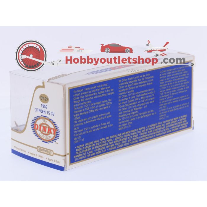 Schaal 1:43 Matchbox NEW OLD STOCK DY-14, DY-14B en DY-22 (2x) set van 4 Franse voertuigen #9723 - sku: 20260729042701 - Nieuw - Afbeelding 13