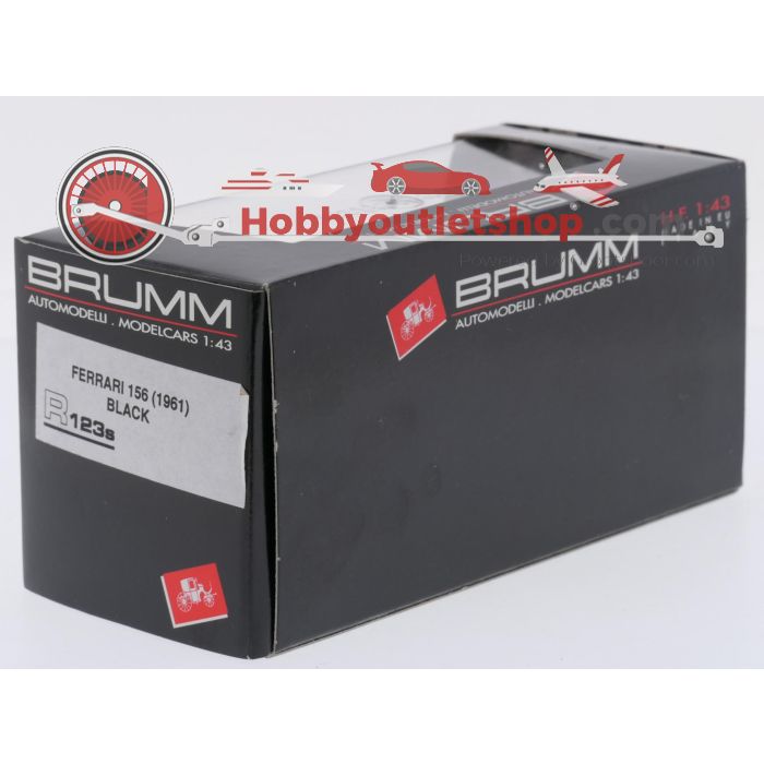 Schaal 1:43 Brumm NEW OLD STOCK R123s Ferrari 156 (1961) Black No. 3 #9735 - sku: 20260730041547 - Nieuw - Afbeelding 3