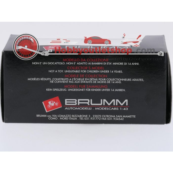 Schaal 1:43 Brumm NEW OLD STOCK R123s Ferrari 156 (1961) Black No. 3 #9735 - sku: 20260730041547 - Nieuw - Afbeelding 4