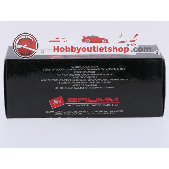 Schaal 1:43 Brumm NEW OLD STOCK R222s Ferrari 156 F1 (1961) Pitstop No. 50 #9736 - sku: 20260730042319 - New - Photo 4