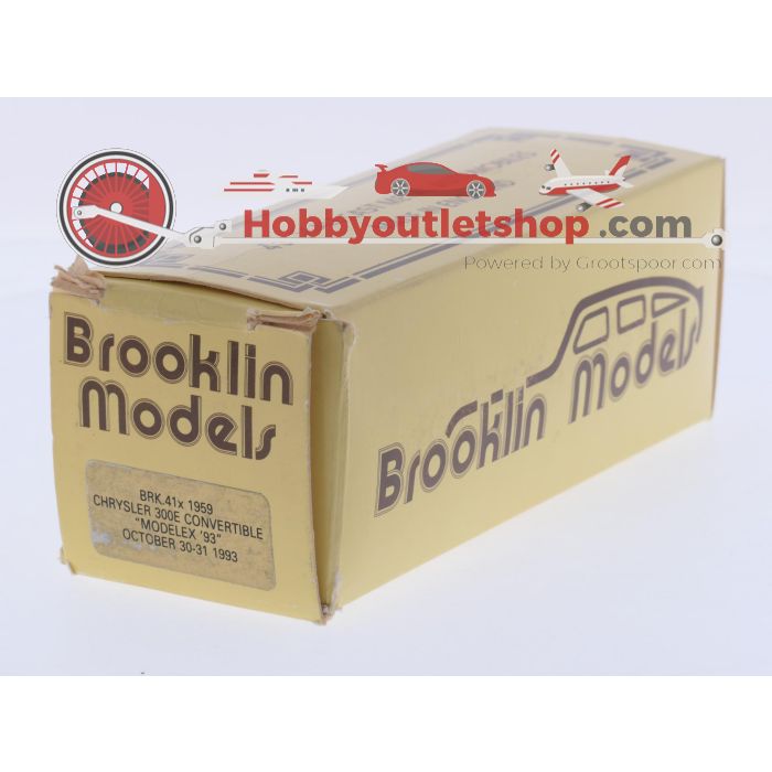 Schaal 1:43 Brooklin Models NEW OLD STOCK BRK.41x Chrysler 300E Convertible "Modelbox '93" #9737 - sku: 20260730043732 - Nieuw - Afbeelding 7