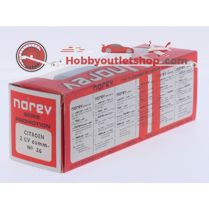 Schaal 1:43 Norev NEW OLD STOCK No. 26 Citroen 2CV Commerciale #9739 - sku: 20260730051448 - Nieuw - Afbeelding 3
