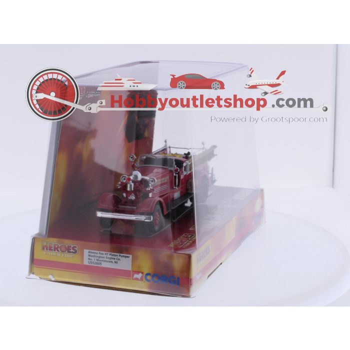 Schaal 1:50 Corgi NEW OLD STOCK US52605 – Boston Ahrens Fox HT Piston Pumper Engine 50 #9740 - sku: 20260730052832 - Nieuw - Afbeelding 7