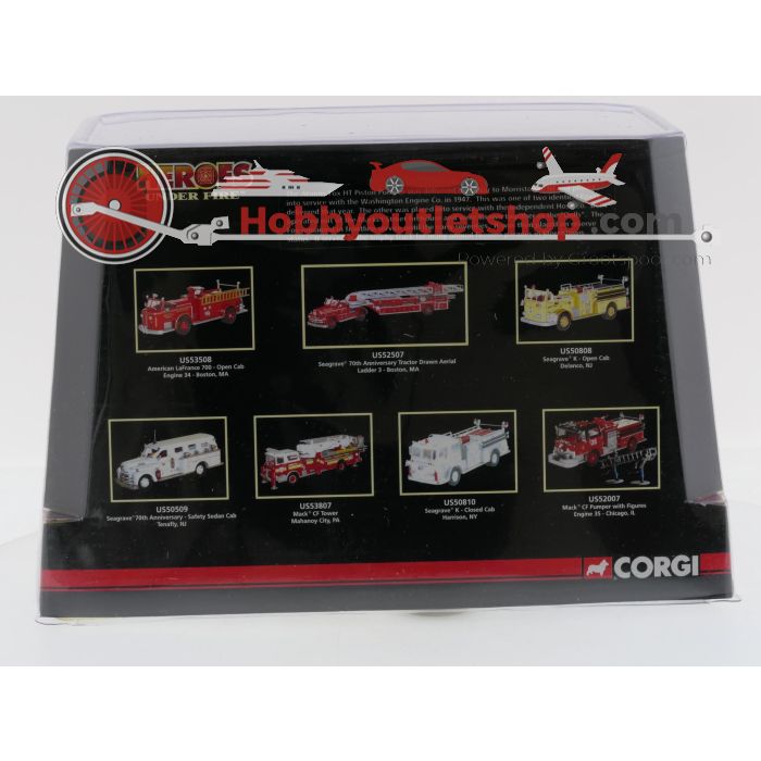 Schaal 1:50 Corgi NEW OLD STOCK US52605 – Boston Ahrens Fox HT Piston Pumper Engine 50 #9740 - sku: 20260730052832 - Nieuw - Afbeelding 4