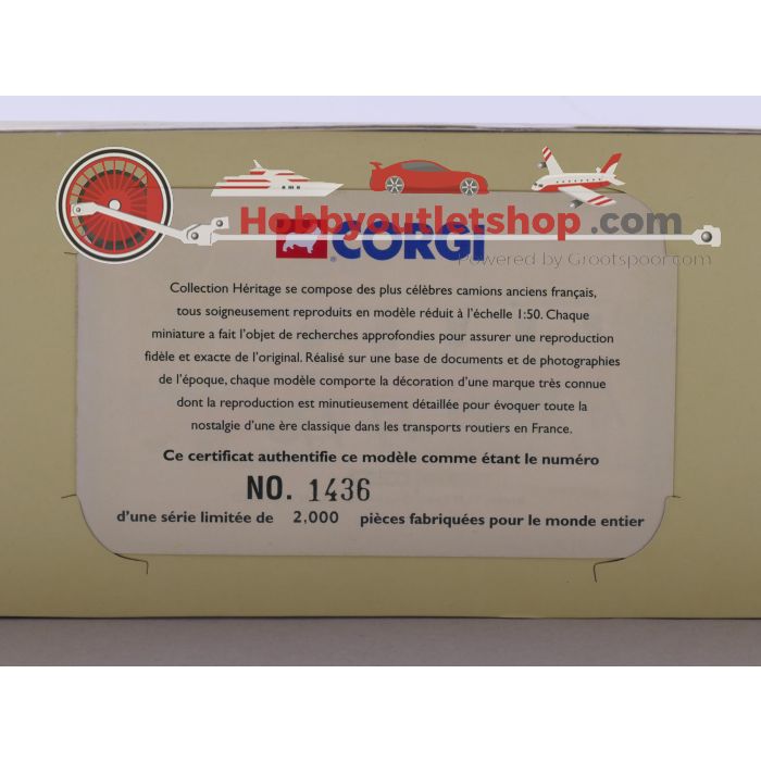 Schaal 1:43 Corgi NEW OLD STOCK EX70003 Berliet TLM Semi Couchettes - Jean Richard #9756 - sku: 20260804083855 - Nieuw - Afbeelding 2