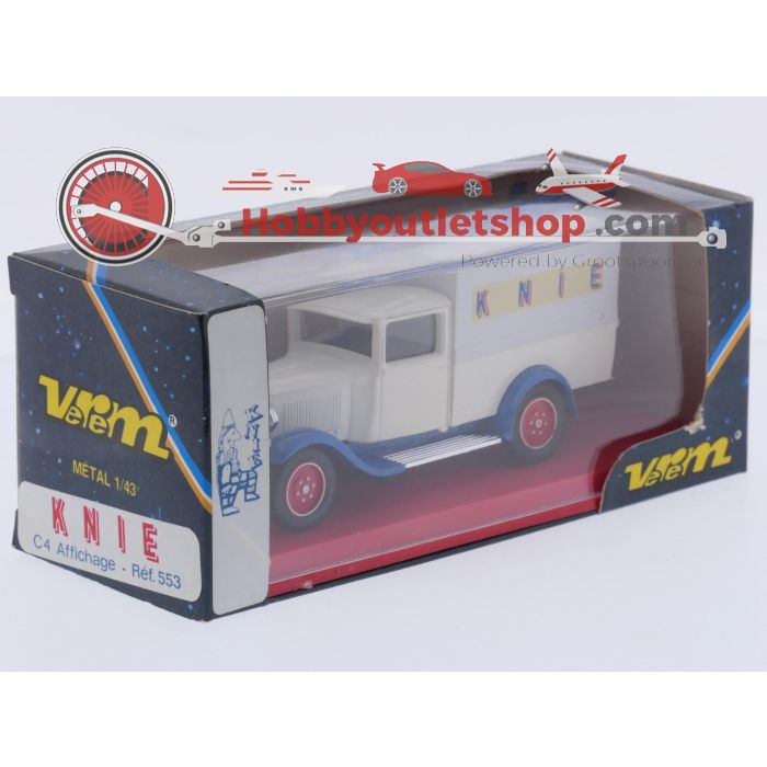Schaal 1:43 Verem NEW OLD STOCK 550, 551, 552 en 553 set van 4 Circus Knie voertuigen #9760 - sku: 20260804103829 - New - Photo 12