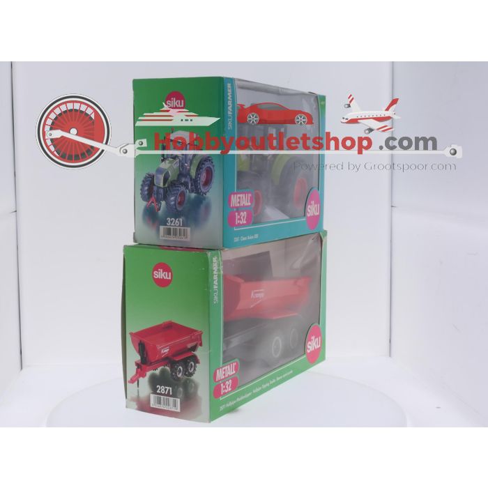 Schaal 1:32 Siku NEW OLD STOCK 3261 en 2871 Klaas tractor met Krampe halfpipe kipper #9768 - sku: 20260805092012 - Neu - Bild 2