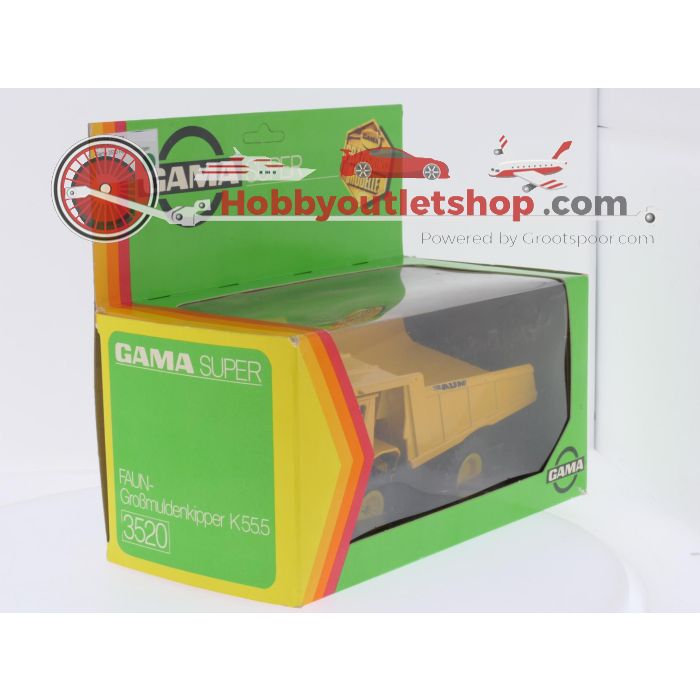 Schaal 1:50 Gama Super NEW OLD STOCK 3520 Faun kiepwagen #9771 - sku: 20260805110505 - New - Photo 2