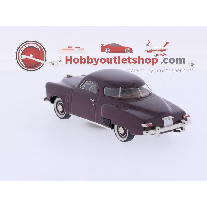 Schaal 1:43 Madison Models NEW OLD STOCK Nr. 21 1947 Studebaker Champion 5-pass. Coupé Holiday red #9773 - sku: 20260805121522 - New - Photo 2
