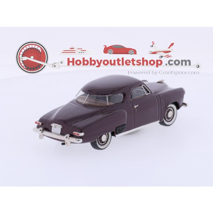 Schaal 1:43 Madison Models NEW OLD STOCK Nr. 21 1947 Studebaker Champion 5-pass. Coupé Holiday red #9773 - sku: 20260805121522 - New - Photo 4