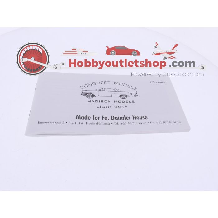 Schaal 1:43 Madison Models NEW OLD STOCK Nr. 21 1947 Studebaker Champion 5-pass. Coupé Holiday red #9773 - sku: 20260805121522 - New - Photo 8