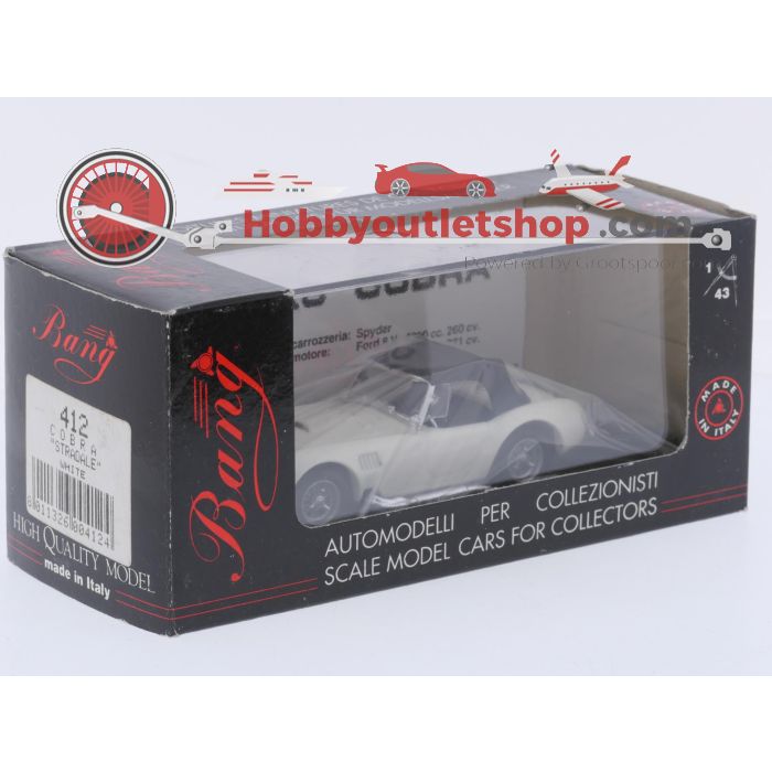 Schaal 1:43 Bang NEW OLD STOCK 412 en 7149 set van 2 Shelby Cobra's Spyder Stradale en Bardhal Trophy #9776 - sku: 20260805021607 - New - Photo 5