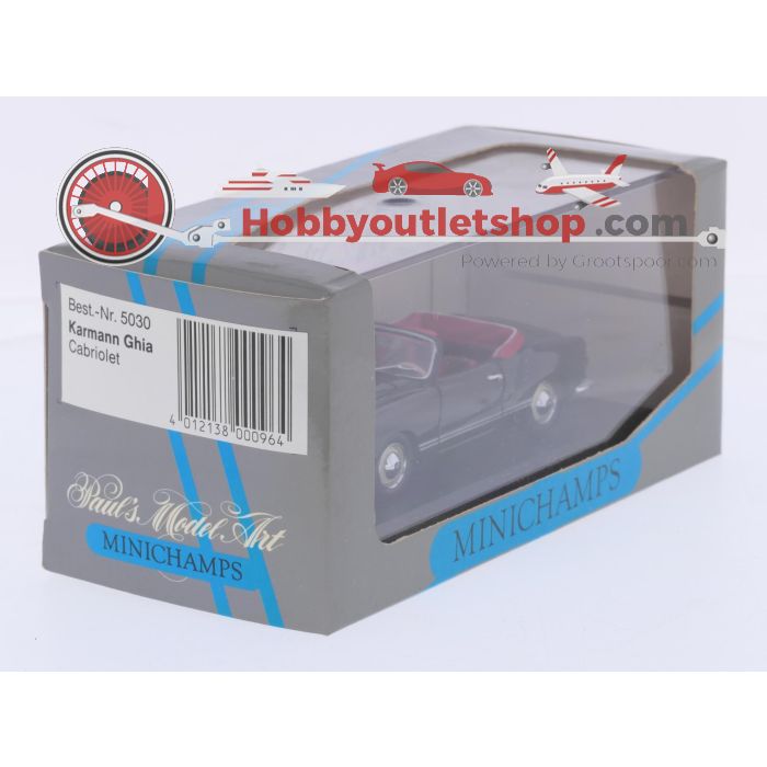 Schaal 1:43 Minichamps NEW OLD STOCK 5030 Karmann Ghia Cabriolet #9778 - sku: 20260805024842 - New - Photo 2