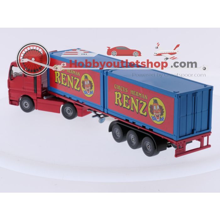 Schaal 1:55 Siku 3424 containertruck MAN "Circus Renz" #9785 - sku: 20260806085037 - Used - Very good condition - Photo 2