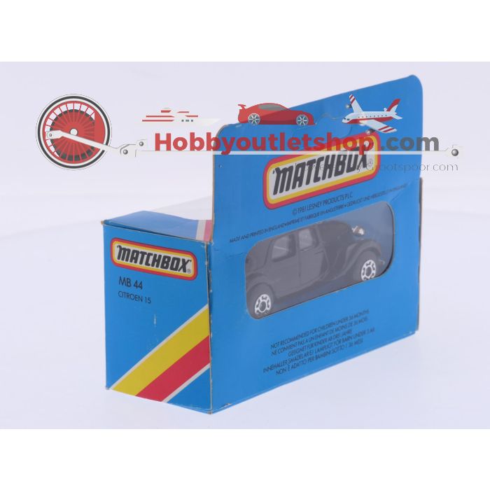 Schaal 1:43 Matchbox NEW OLD STOCK MB44 Citroën 15 "Traction Avant" #9791 - sku: 20260806114143 - New - Photo 3
