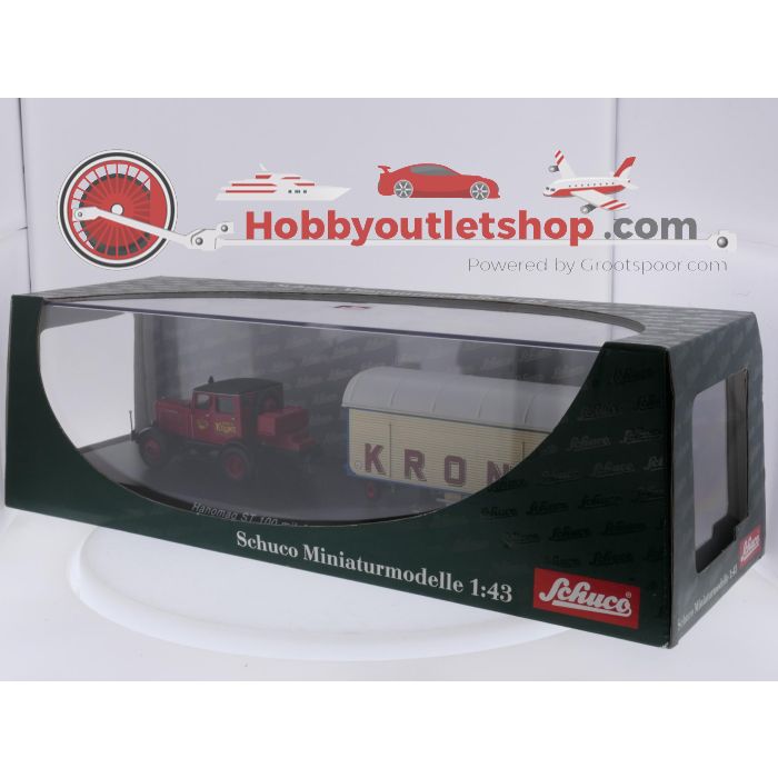 Schaal 1:43 Schuco NEW OLD STOCK 02892 Hanomag ST 100 met aanhanger "Circus Krone" #9793 - sku: 20260806014206 - Nieuw - Afbeelding 5