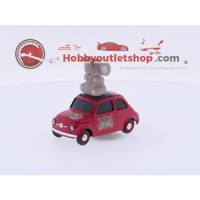 Schaal 1:43 Brumm BR001 SPECIAL Fiat 500 met olifant kerstbal #9802 - sku: 20260806035740 - Gebruikt - Zeer goede staat - Afbeelding 2